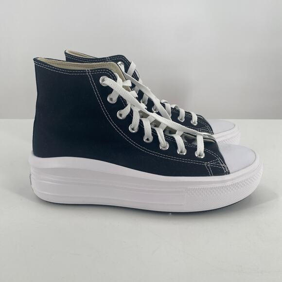 Black Converse Chuck Taylor Move Platform womens size 10 - Picture 6 of 7